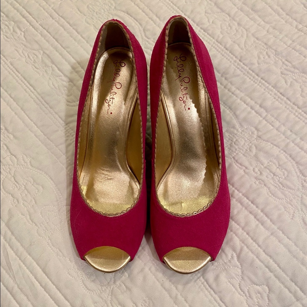 Lilly Pulitzer Wedge size 8